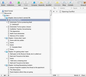 Hero's Journey Outline with my scenes