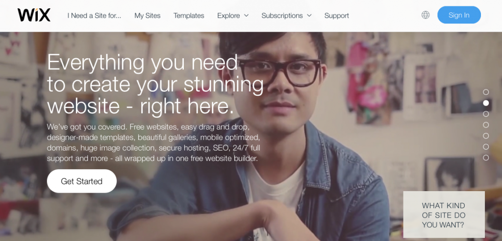 web tools WIX