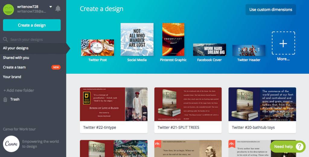 web tool Canva