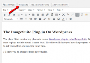 ImageSuite tab