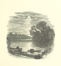show, don't tell Rowboat from "Beauties of English landscape. Drawn by Birket Foster. Engraved by Dalziel Brothers, J. Cooper ... and others"