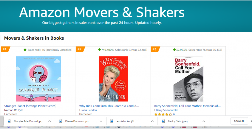 book ranking page